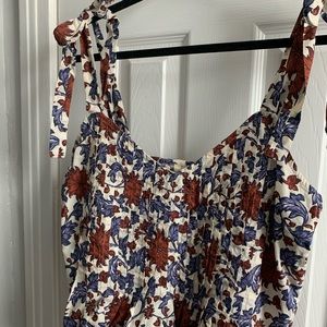 Anthropologie bow-tie shoulder top